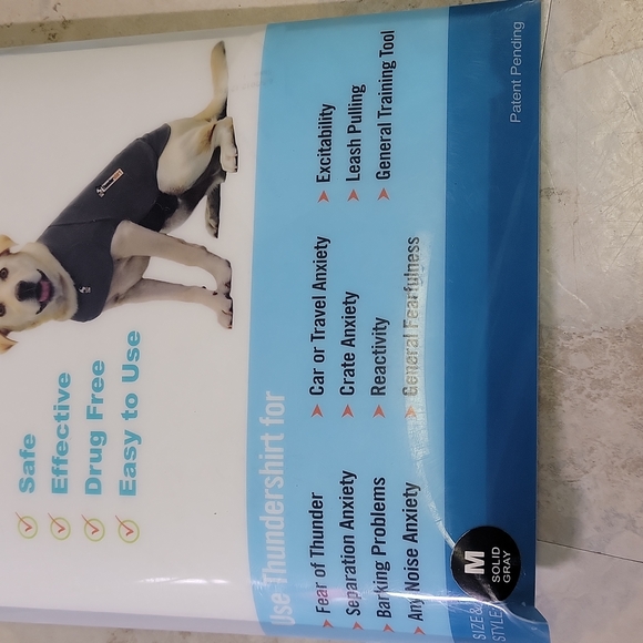 Thundershirt for dogs M solid gray - Picture 6 of 6